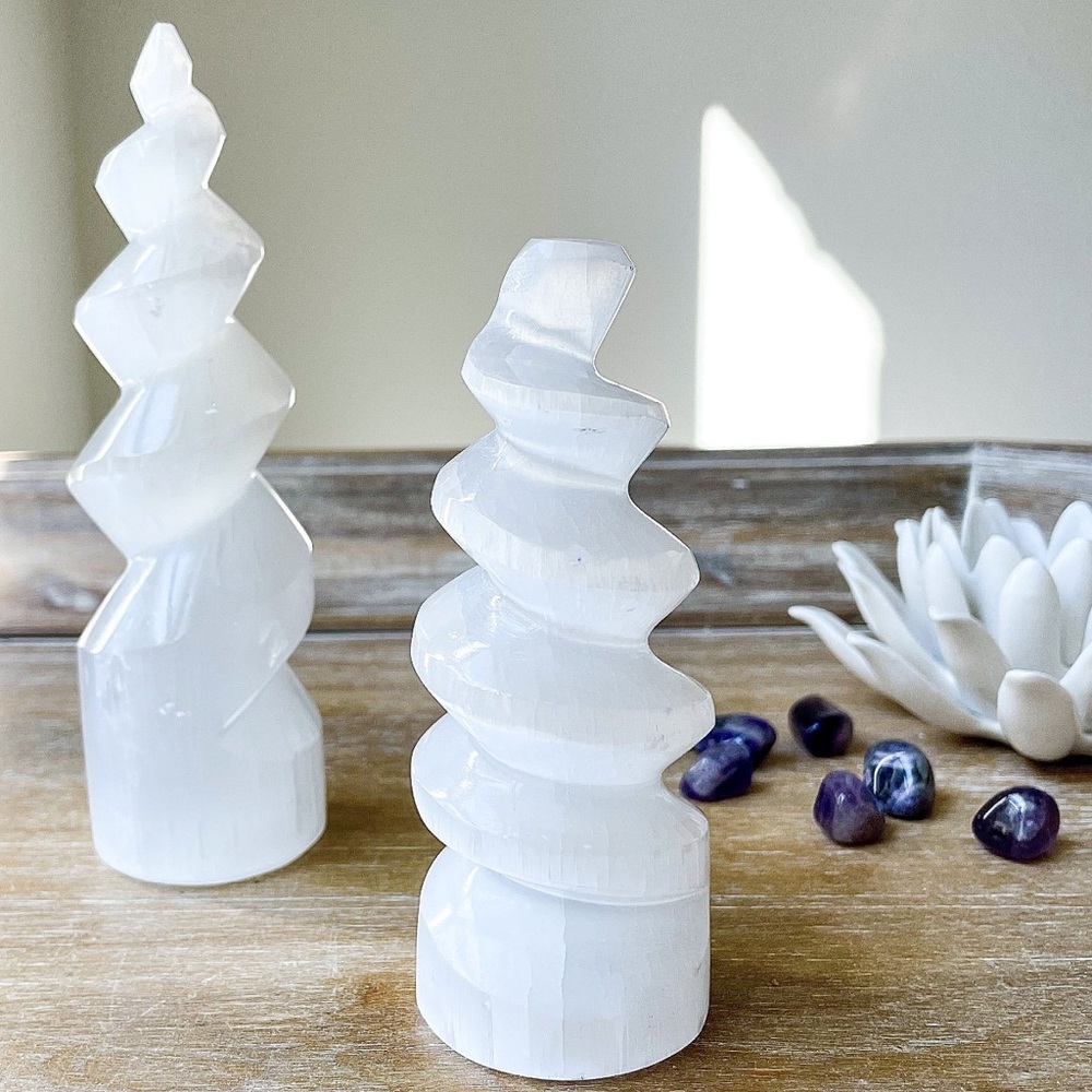 Selenite Spiral Tower